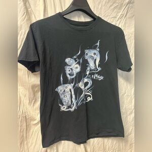 Billie Ellish Ghoul Smoke T-shirt Ladies Size Medium